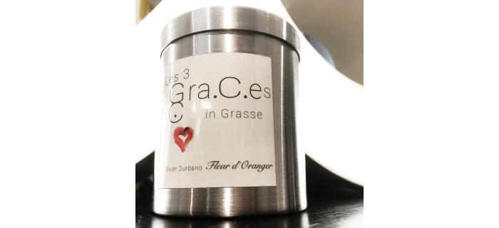 Bougie Parfumée  Fleur d'Oranger Les 3 Grâces à Grasse - Olivier Durbano