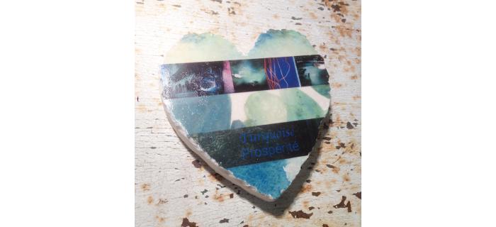 Marble Heart Inspiration Turquoise