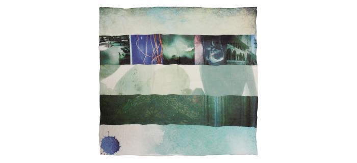 New Shawl Turquoise Cotton