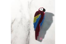 Parrot Brooch - plexiglas